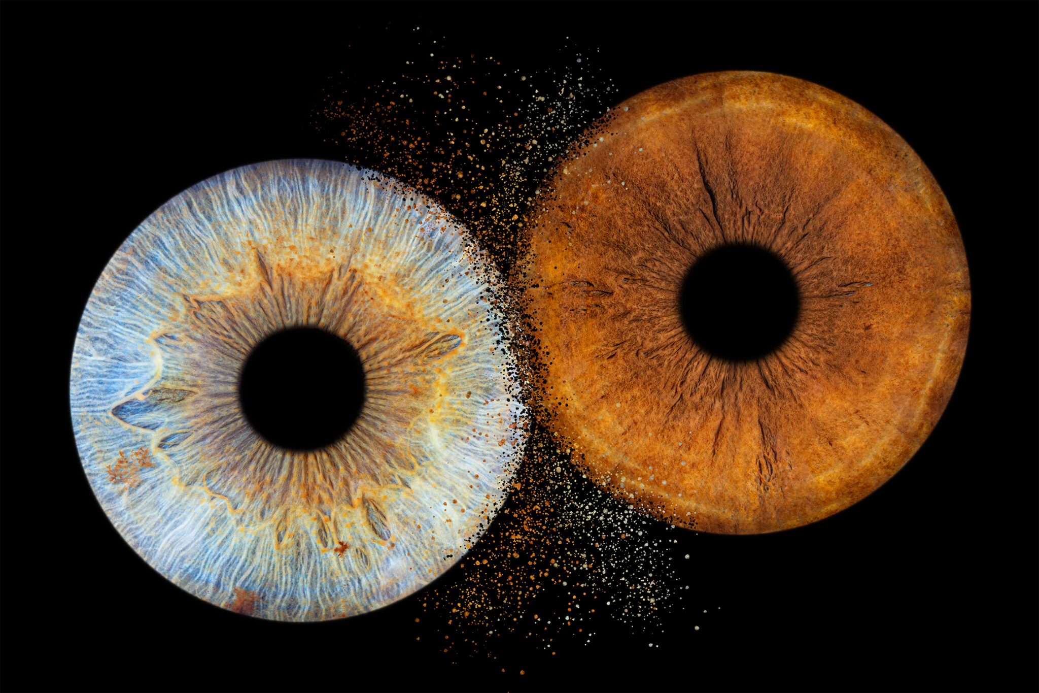Fotenie očí Iris Artis - umelecké fotografie dúhoviek